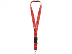Ланъярд Berra со съемным креплением, красный