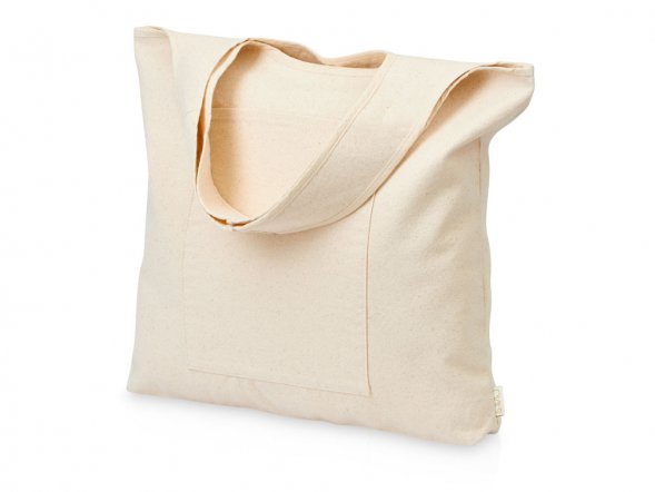 Сумка-шоппер Vest из хлопка 340 г/м2, натуральный 