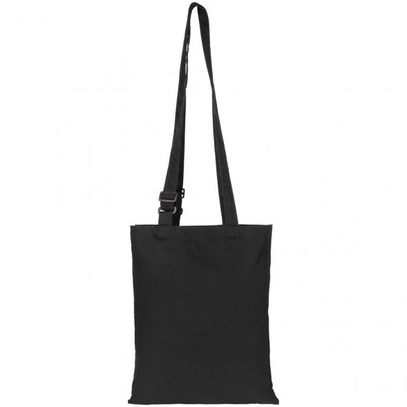 Сумка для покупок с регулируемыми ручками Leta, черная 