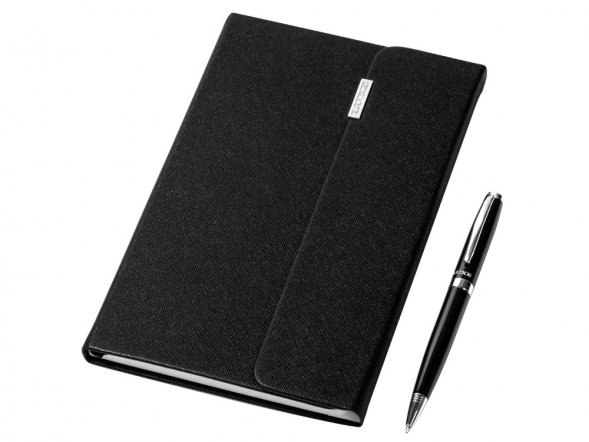 Подарочный набор Tactical Dark: блокнот А5, ручка шариковая 