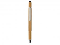 Ручка-стилус из бамбука Tool с уровнем и отверткой