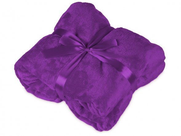 Плед мягкий флисовый Fancy, сиреневый 