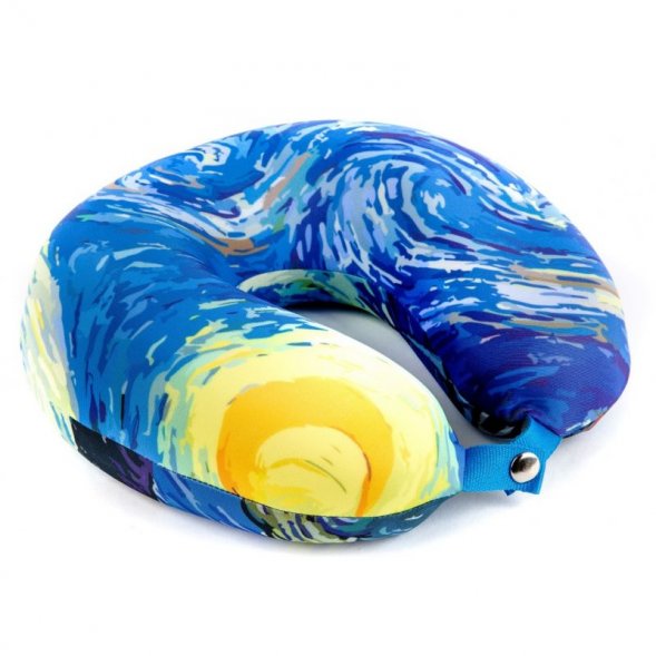 Подушка дорожная Memory Foam с печатью на заказ 