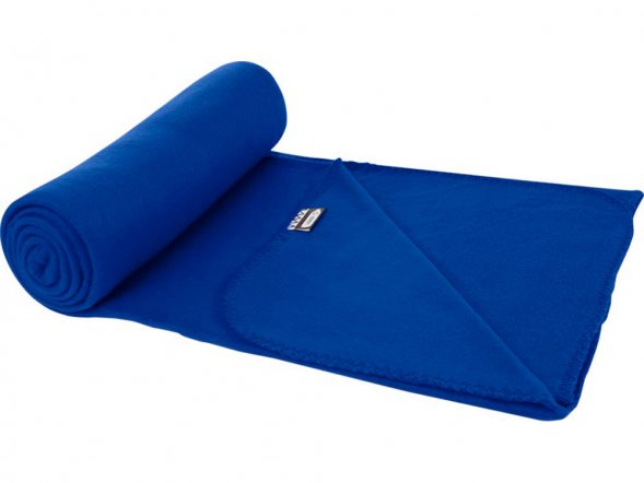 Плед Willow из флиса, вторичного ПЭТ, ярко-синий 