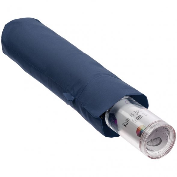 Зонт складной Fillit, темно-синий 