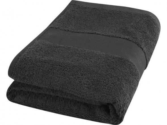Хлопковое полотенце для ванной Charlotte 50x100 см с плотностью 450 г/м2, антрацит 