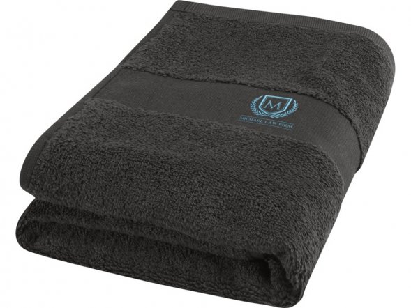 Хлопковое полотенце для ванной Charlotte 50x100 см с плотностью 450 г/м2, антрацит 