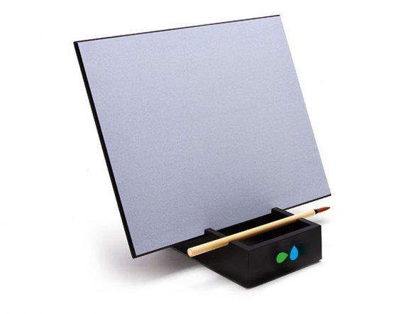 Планшет для рисования водой Акваборд, черный/серый 