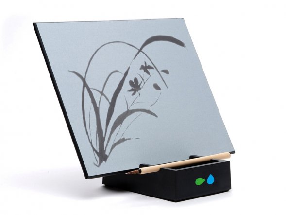 Планшет для рисования водой Акваборд, черный/серый 