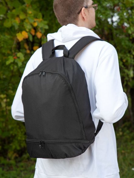 Рюкзак спортивный Athletic, черный 