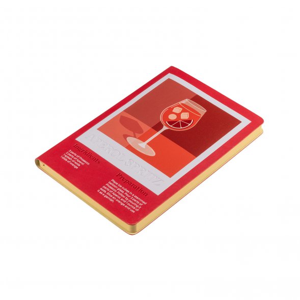 Ежедневник Latte NEW недатированный, красный/бежевый Aperol 