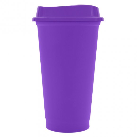 Стакан с крышкой Color Cap, фиолетовый 