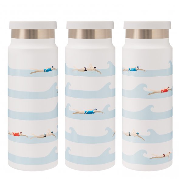 Термобутылка вакуумная герметичная Allegra, белая 