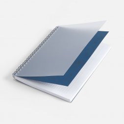 Блокнот на пружине Novalis, синий