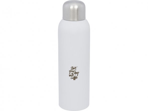 Бутылка для воды Guzzle из нержавеющей стали, сертифицированной по стандарту RCS, 820 мл - Белый 