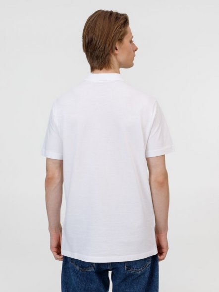 Рубашка поло унисекс Pulse, белая 