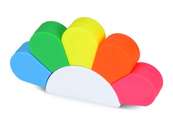 Маркер Цветок 5-цветный на водной основе 