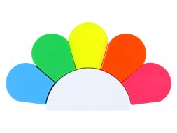 Маркер Цветок 5-цветный на водной основе