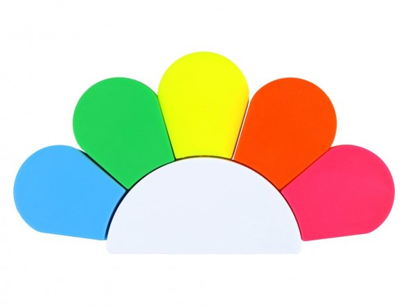 Маркер Цветок 5-цветный на водной основе 