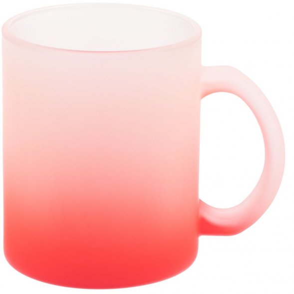Кружка Grade Fade для сублимационной печати, матовая, красная 