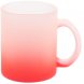 Кружка Grade Fade для сублимационной печати, матовая, красная 