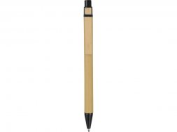 Ручка шариковая Salvador, натуральный/черный, черные чернила