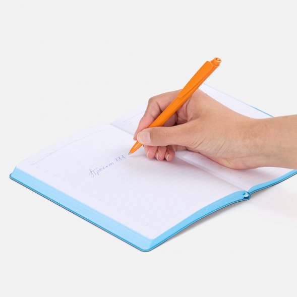 Ручка шариковая Senator Dart Polished, оранжевая 