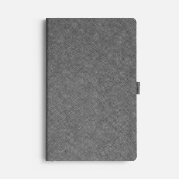 Ежедневник Lungo, недатированный, серый 