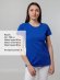 Футболка женская T-bolka Stretch Lady, ярко-синяя (royal) 
