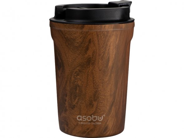 Термокружка CAFe COMPACT, 380 мл, wood 