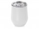 Вакуумная термокружка Sense, непротекаемая крышка, крафтовая упаковка, белый (Р) 