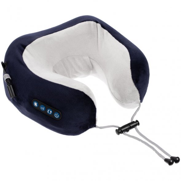 Дорожная подушка-массажер inRelax, синяя 