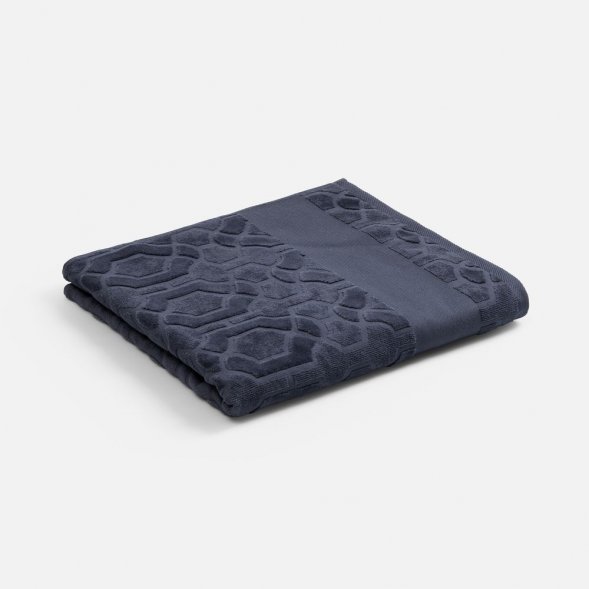 Полотенце Velin, большое, темно-серое 