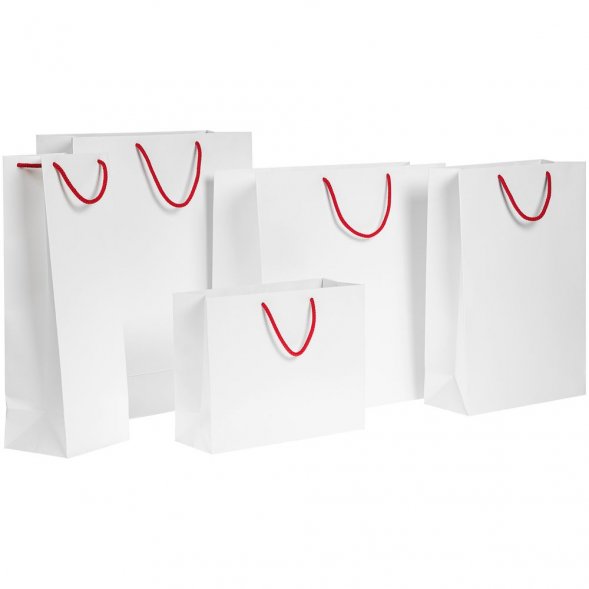 Ручки Corda для пакета L, ярко-красные (алые) 