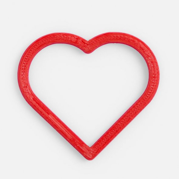Подвеска Contour, 3D-печать на заказ, сердце 