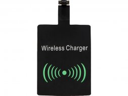Приёмник Qi для беспроводной зарядки телефона, Micro USB