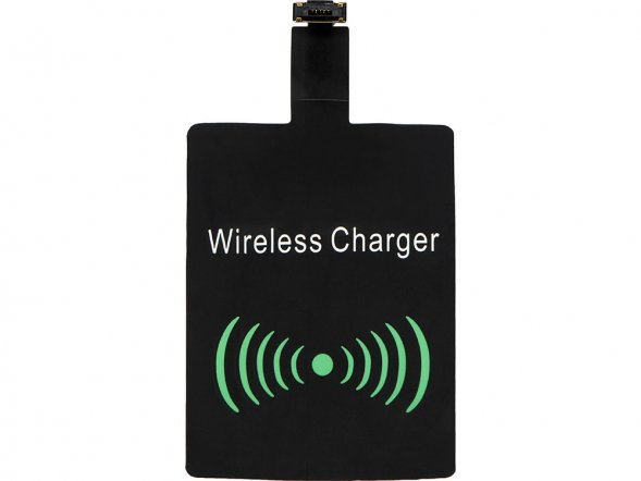 Приёмник Qi для беспроводной зарядки телефона, Micro USB 