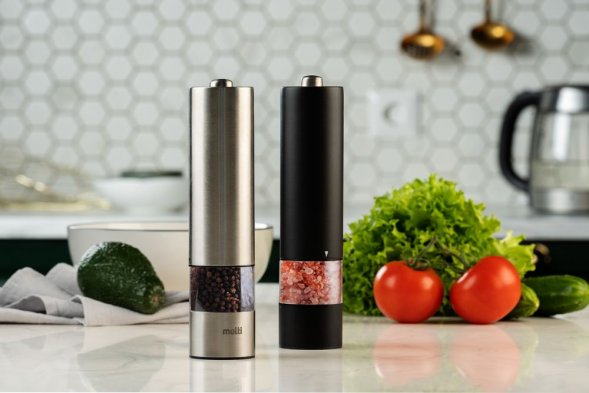 Электрическая мельница для специй Mill of Steel, серебристая 