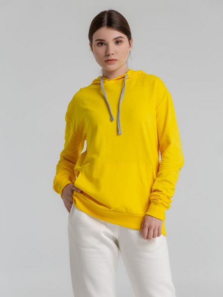Толстовка с капюшоном Unit Kirenga, желтая 