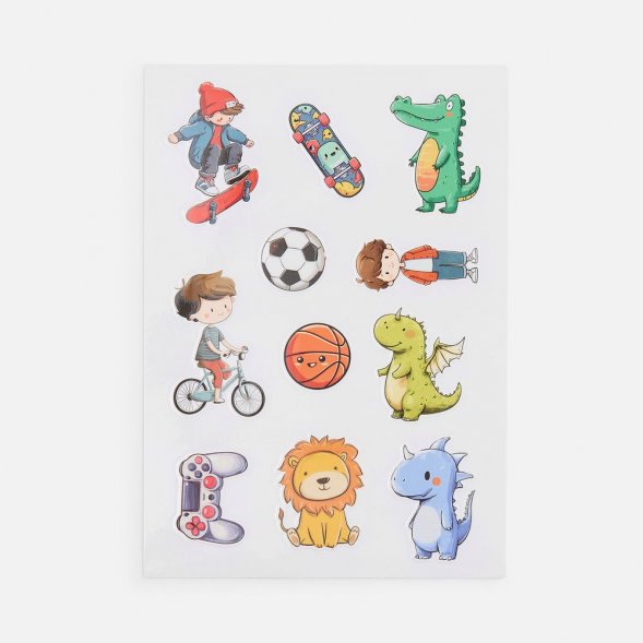 Стикерпак UV-DTF Thematik, для мальчиков 