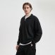Толстовка на молнии унисекс FLOW, черная 