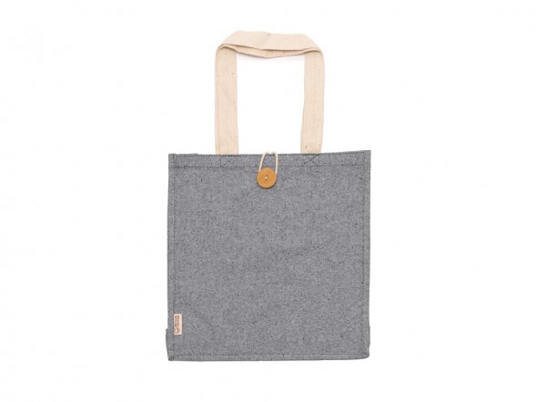 Сумка Barmer из переработанного хлопка на пуговице, черный 