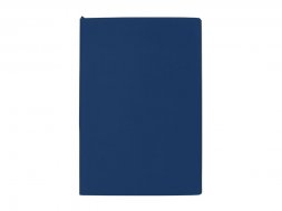 Бизнес-блокнот C1 софт-тач, гибкая обложка, 128 листов, темно-синий
