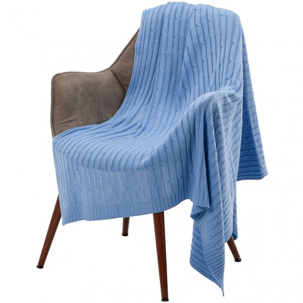 Плед Remit, небесно-голубой 