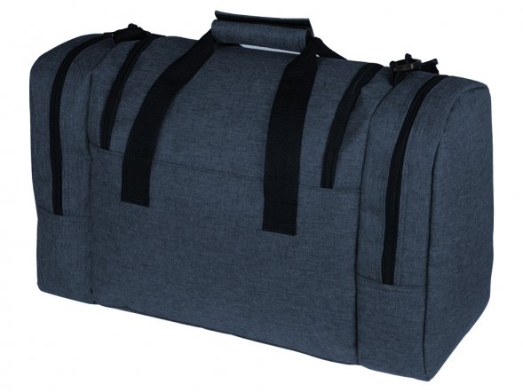 Сумка дорожная Route с двумя боковыми карманами, темно-синий 