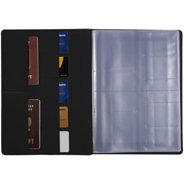 Папка для хранения документов Devon Maxi, черная 