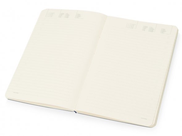 Ежедневник А5 недатированный Megapolis Flex, темно-синий Navy 