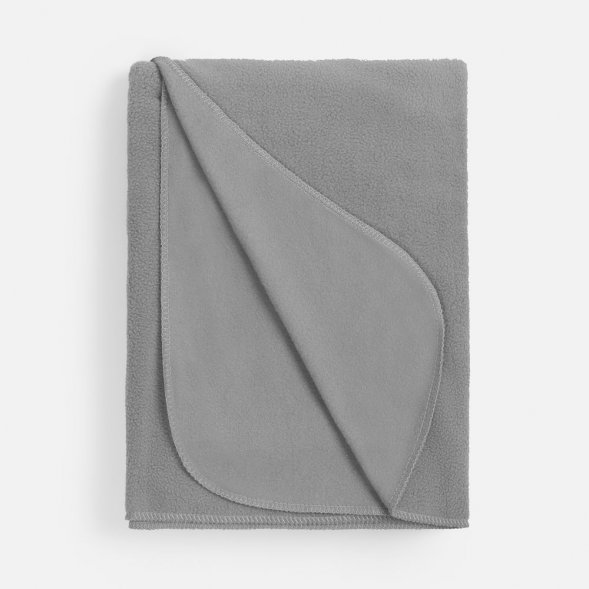 Флисовый плед Warm&amp;amp;Peace XL, серый 