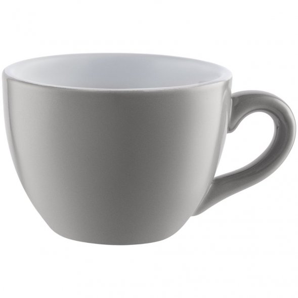 Чайная пара Cozy Morning, серая с белым 