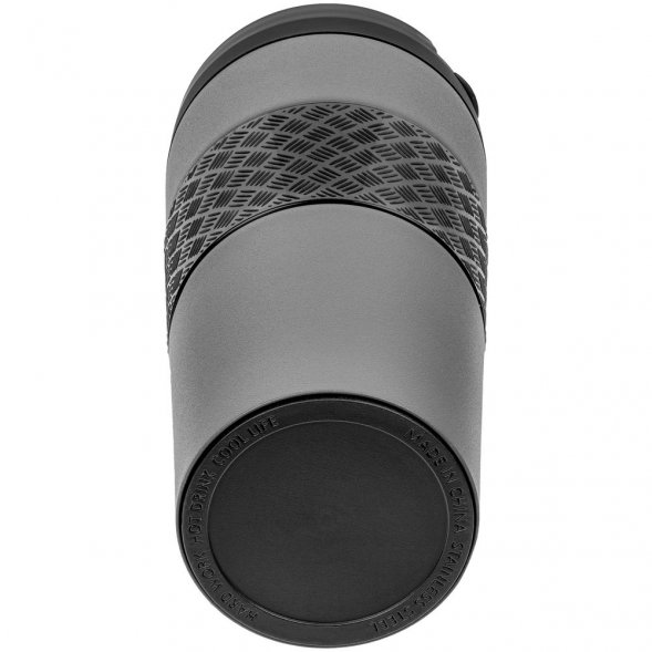 Термостакан Hard Work, вакуумный, темно-серый (графит) 